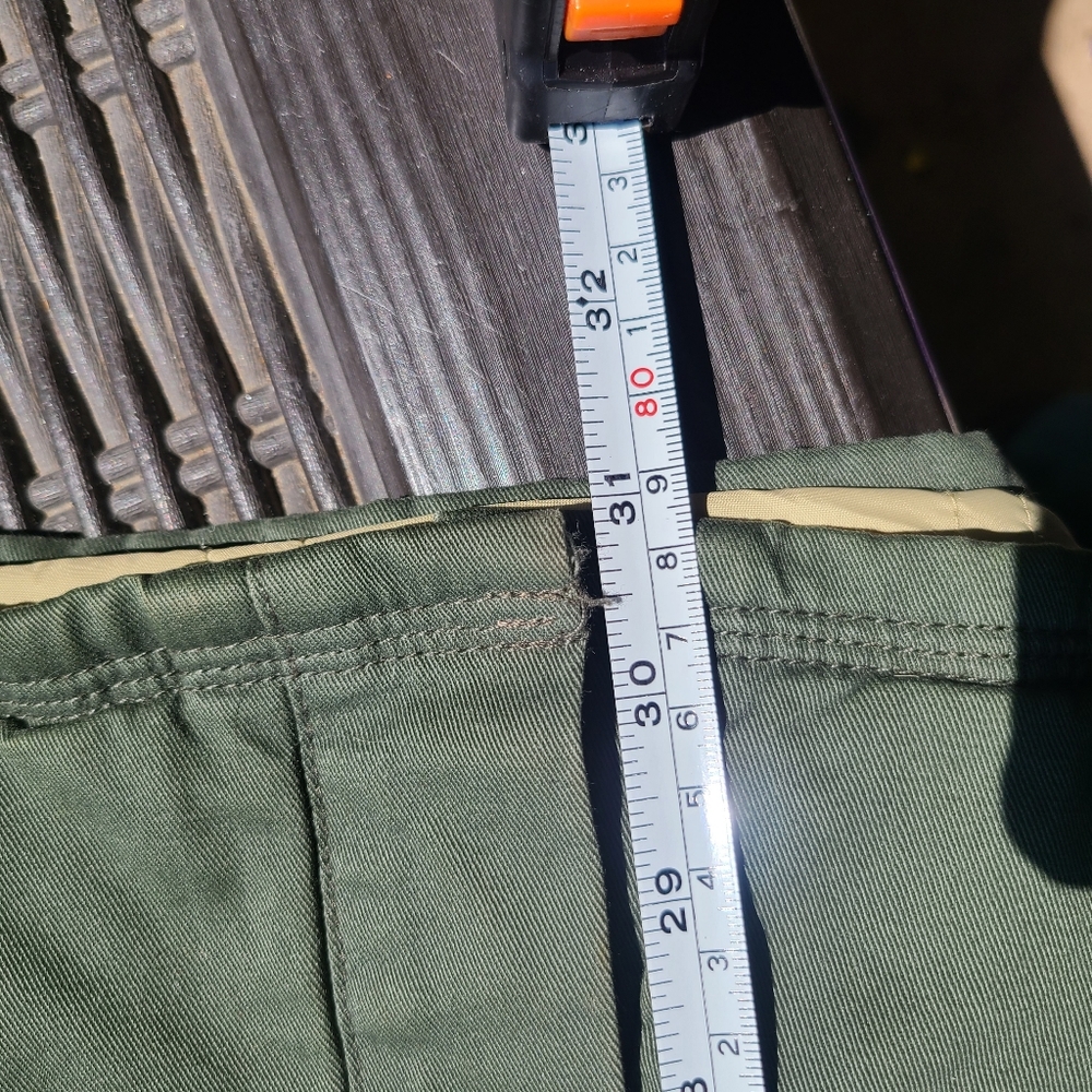 Woolrich Khaki Long Snap Button Jacket - image 7